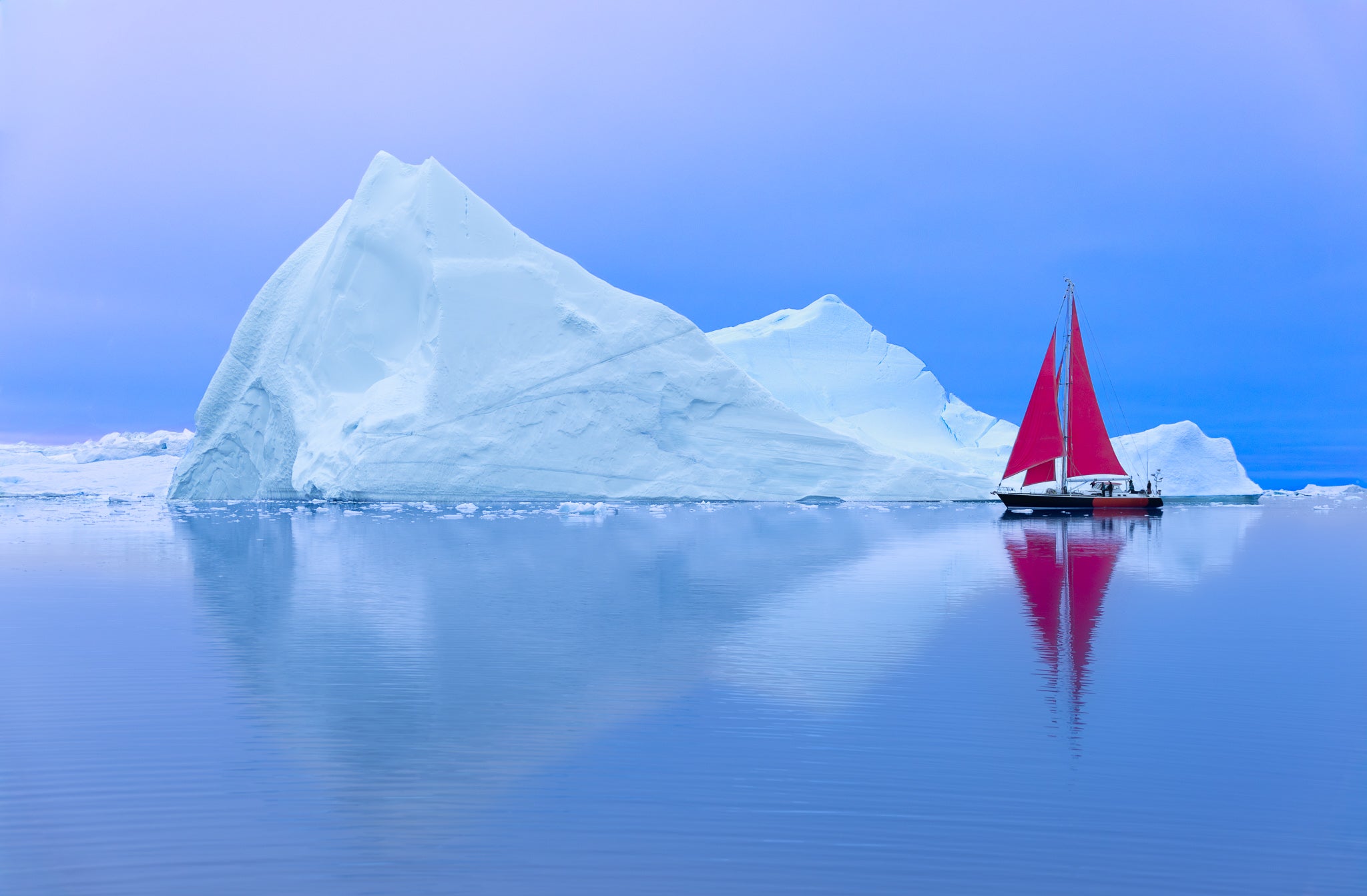 Greenland Red Sails - Peaks