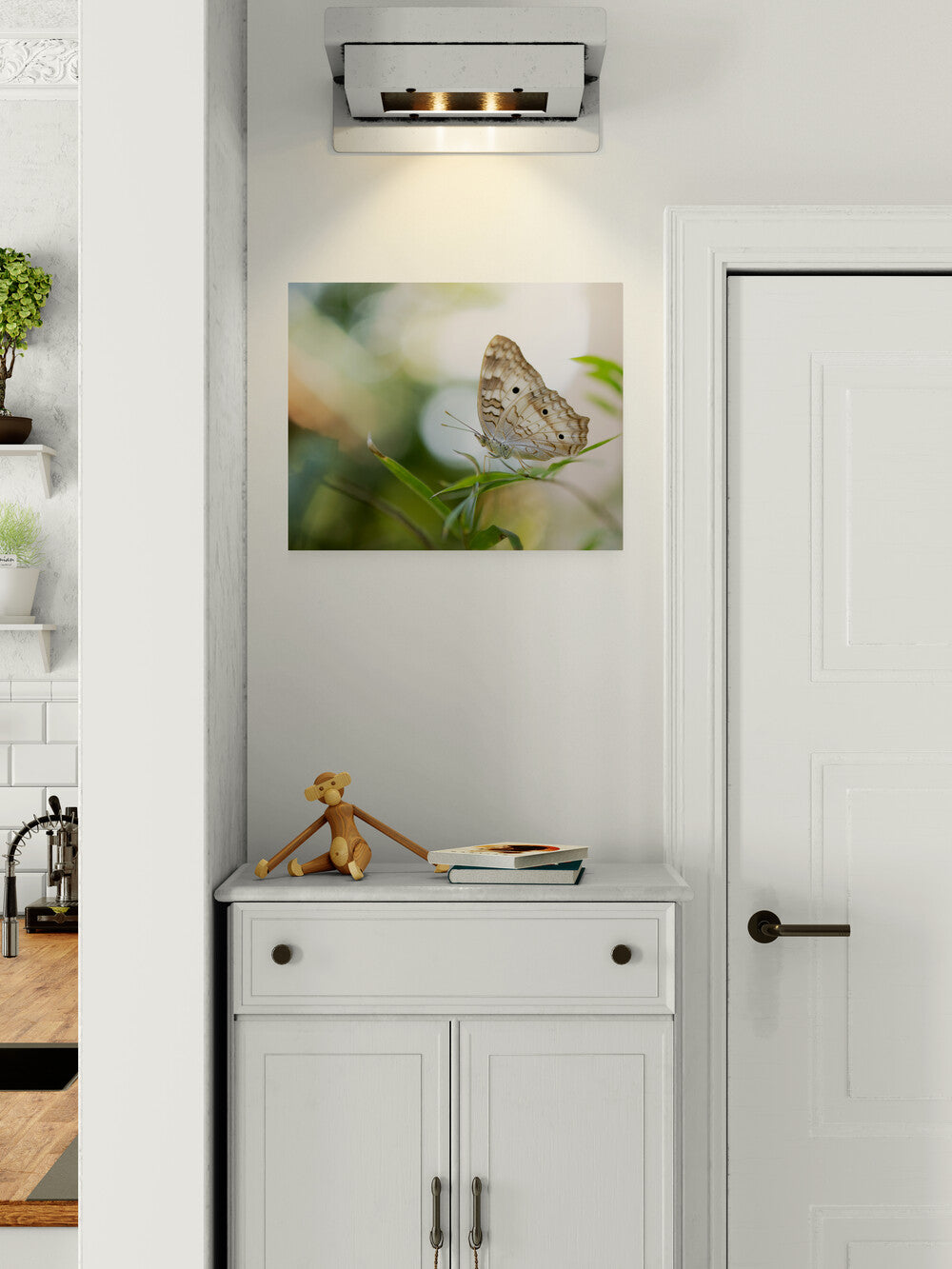 White Peacock butterfly