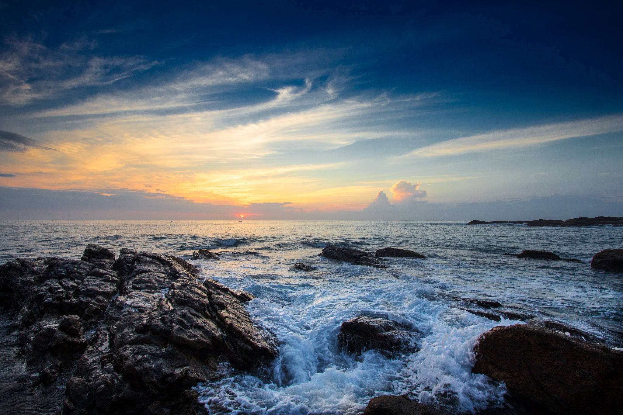First Light on the Sri Lankan Coas